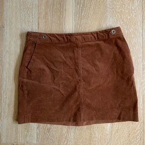 Banana Republic Corduroy Mini Skirt